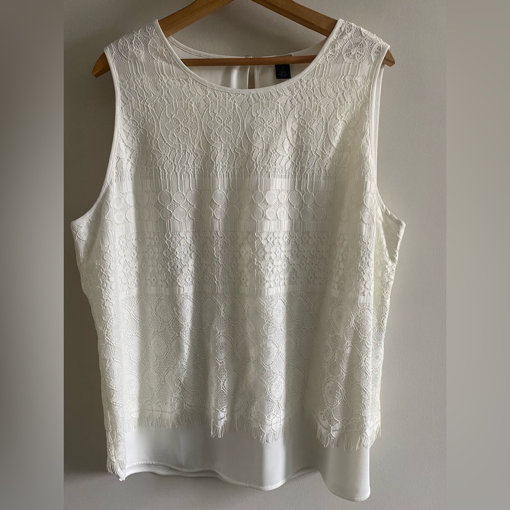 Black Label by Chico’s lace tank